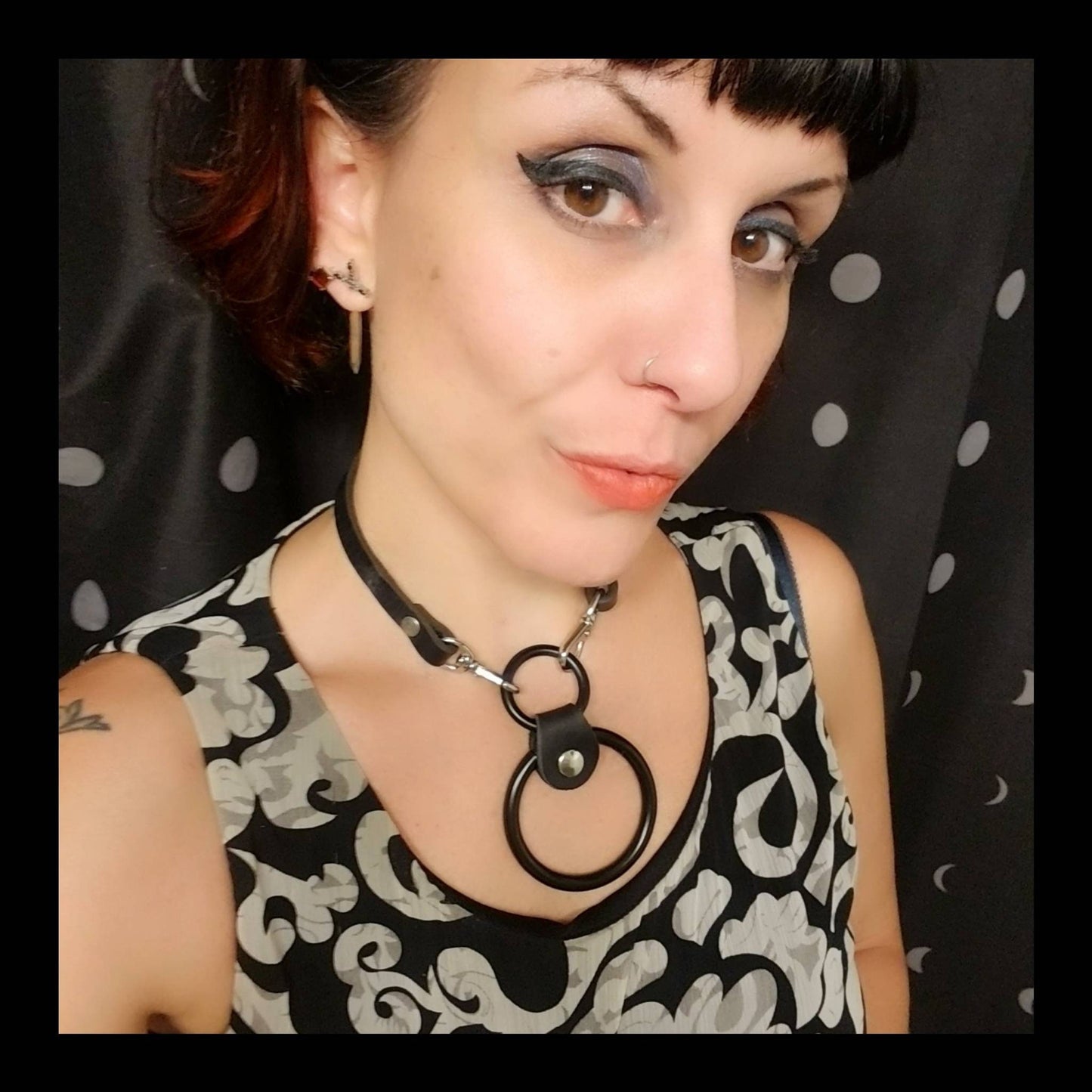 2 of Coins, Goth, Chic Double O-ring Add-on Piece- Multiple Finishes Available