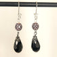 Shy Violet Drop Earrings