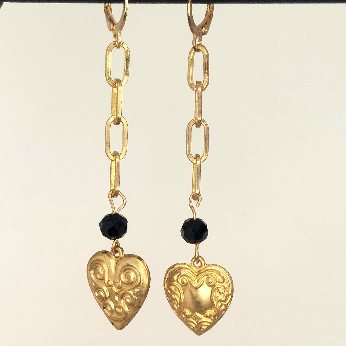 2 of Hearts Drop Earrings