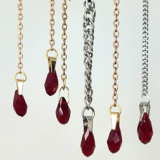 Blood drop Earring Gold