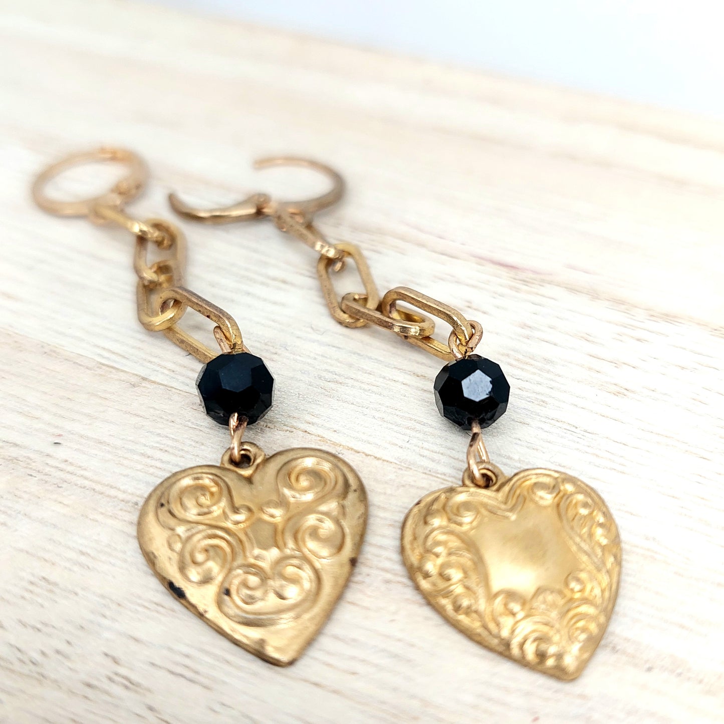 2 of Hearts Drop Earrings