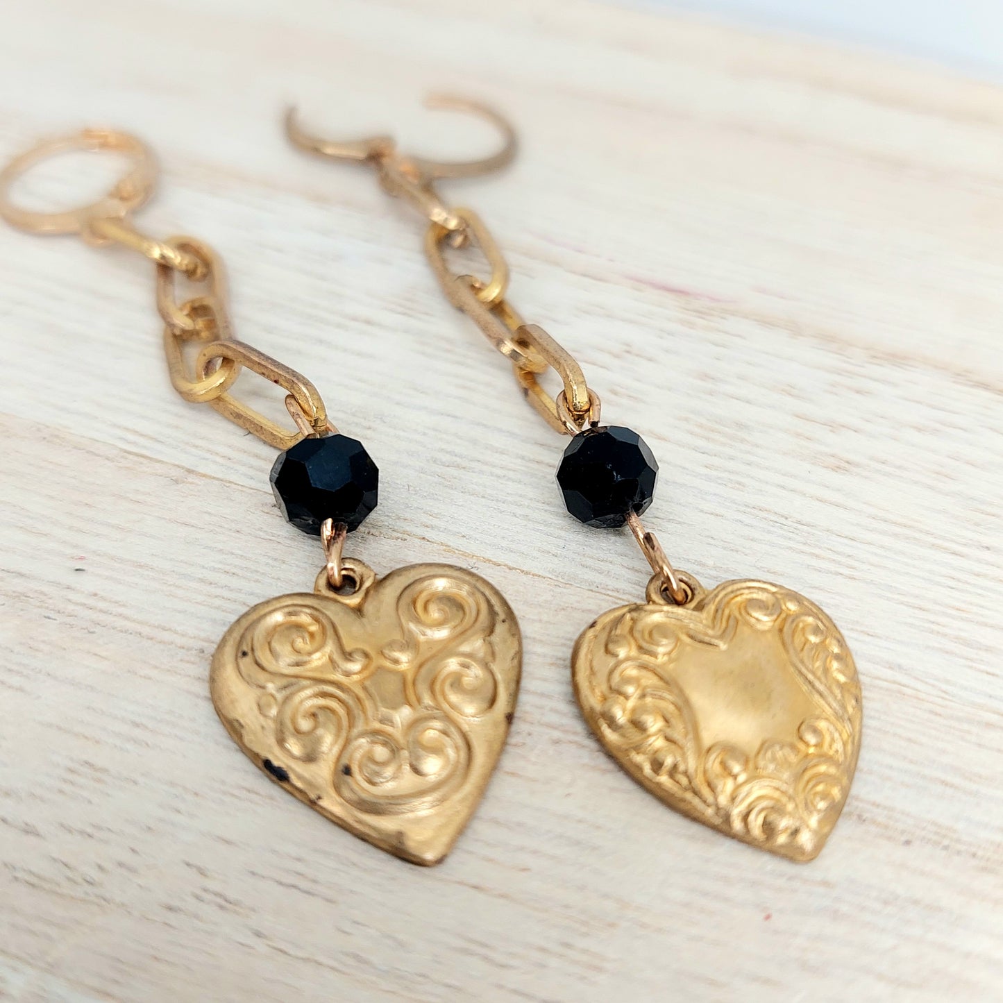 2 of Hearts Drop Earrings