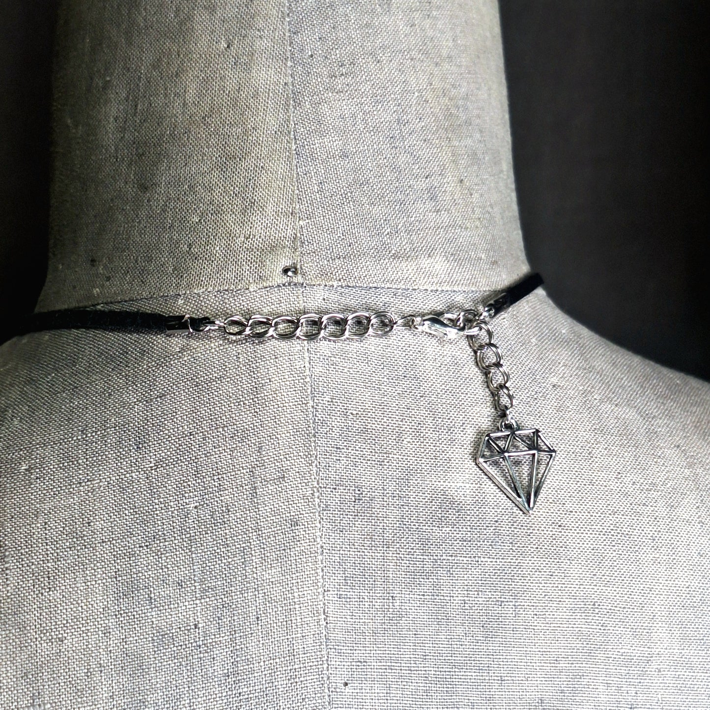 Sword & the Stone dagger necklace. Handmade goth minimalist necklace.