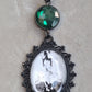 Rorschach Test I pendant necklace. Handmade. One-of-a-kind.