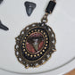 Baby Teeth. Shark Tooth Cameo Necklace.