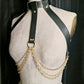 Black & Gold Bodice Harness