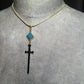 Sword & the Stone dagger necklace. Handmade goth minimalist necklace.