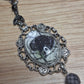Enchanted Forest Botanical Necklace. One-of-a-kind pressed flower pendant.